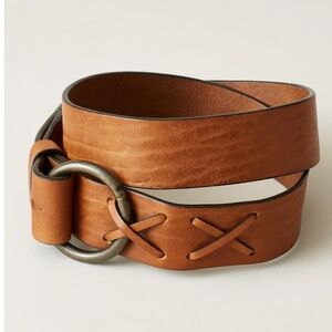 Sundance catalog leather Rhylee belt size L euc rare